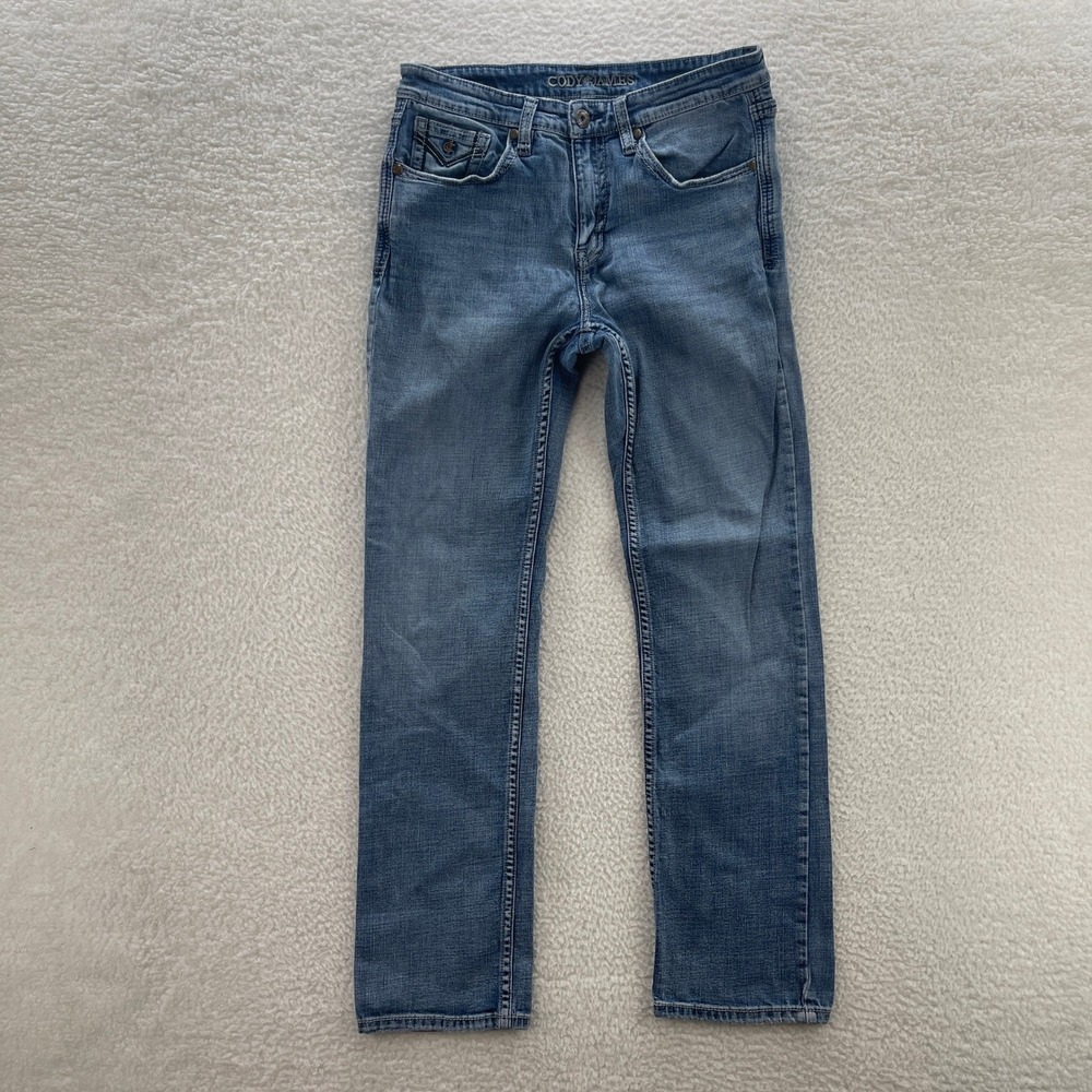 Cody James Jeans Men 33x34 Blue Denim Straight Medium Wash Cowboy Rodeo Ranch